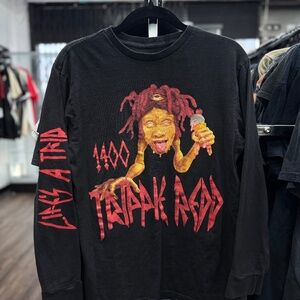 Vintage Trippie Redd 1400 Long Sleeve Shirt Men’s Small Black Rap Tour Tee